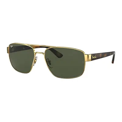 Ray-Ban Sunglasses Man Rb3663 - Gold Frame Green Lenses 60-17