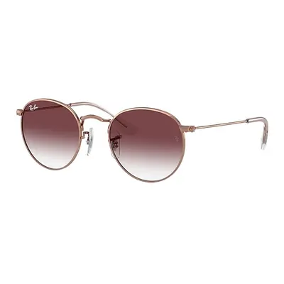 Ray-Ban Sunglasses Children Round Kids - Rose Gold Frame Violet Lenses 44-19