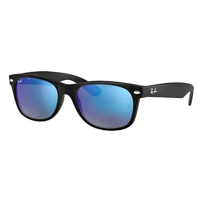 Ray-Ban Sunglasses Unisex New Wayfarer Flash - Black Frame Blue Lenses 52-18