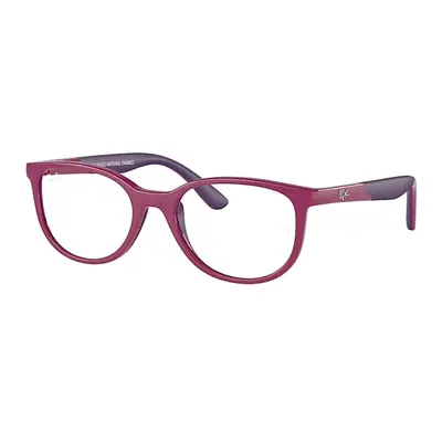 Ray-Ban Eyeglasses Children Rb1622 Optics Kids Bio-based - Fuchsia Frame Clear Lenses Polarized 