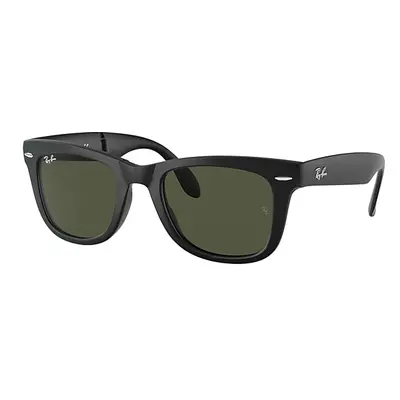 Ray-Ban Sunglasses Man Wayfarer Folding Classic - Black Frame Green Lenses 50-22