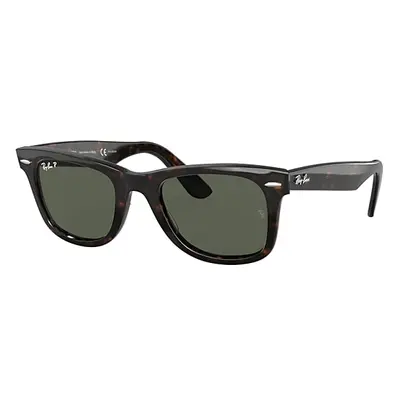 Ray-Ban Sunglasses Unisex Original Wayfarer Classic - Tortoise Frame Green Lenses Polarized 50-2