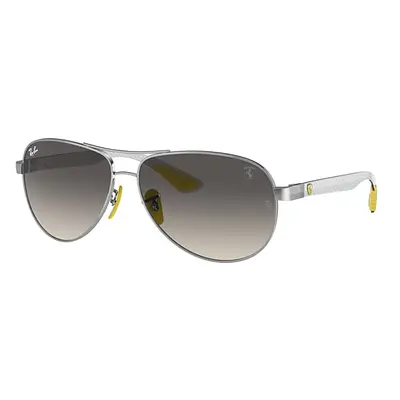 Ray-Ban Sunglasses Man Rb8331m Scuderia Ferrari Collection - Light Carbon Frame Grey Lenses 61-1