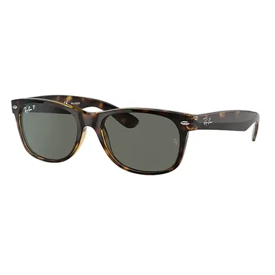 Ray-Ban Sunglasses Unisex New Wayfarer Classic - Tortoise Frame Green Lenses Polarized 55-18