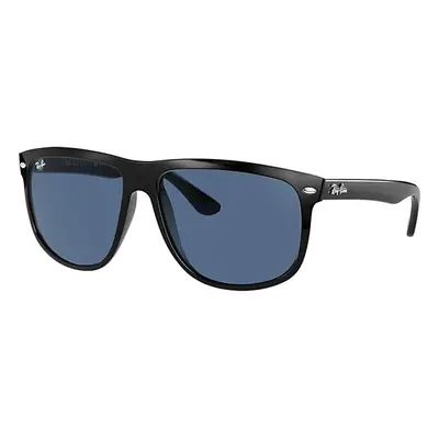 Ray-Ban Sunglasses Man Boyfriend - Black Frame Blue Lenses 60-15