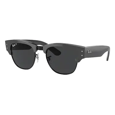 Ray-Ban Sunglasses Unisex Mega Clubmaster - Grey Frame Black Lenses Polarized 50-21