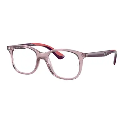 Ray-Ban Eyeglasses Children Rb1604 Optics Kids - Violet On Light Red Frame Clear Lenses Polarize