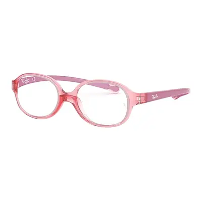 Ray-Ban Eyeglasses Children Rb1587 Optics Kids - Light Red & Violet Frame Clear Lenses Polarized