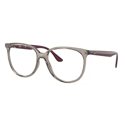 Ray-Ban Eyeglasses Woman Rb4378v Optics - Bordeaux Frame Clear Lenses Polarized 54-16