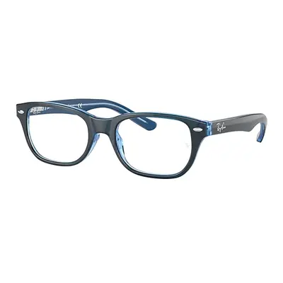 Ray-Ban Eyeglasses Children Rb1555 Optics Kids - Blue Frame Clear Lenses Polarized 46-16