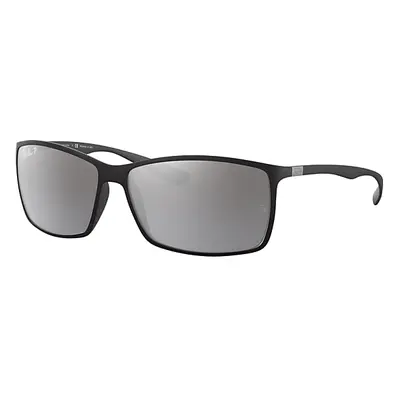 Ray-Ban Sunglasses Man Rb4179 Liteforce - Black Frame Silver Lenses Polarized 62-13