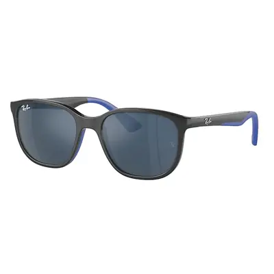 Ray-Ban Sunglasses Children Rb9078s Kids Bio-based - Grey On Blue Frame Blue Lenses 48-16