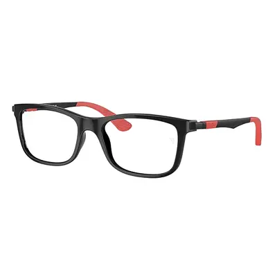 Ray-Ban Eyeglasses Children Rb1549 Optics Kids - Black Frame Clear Lenses Polarized 46-16