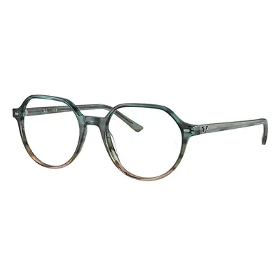 Ray-Ban Eyeglasses Unisex Thalia Optics - Striped Blue & Green Frame Clear Lenses Polarized 51-1