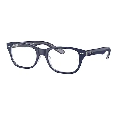 Ray-Ban Eyeglasses Children Rb1555 Optics Kids - Blue On Transparent Frame Clear Lenses Polarize