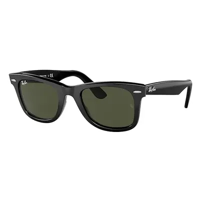 Ray-Ban Sunglasses Unisex Original Wayfarer Bio-based - Black Frame Green Lenses 50-22