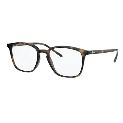 Ray-Ban Eyeglasses Unisex Rb7185 - Tortoise Frame Clear Lenses Polarized 50-18