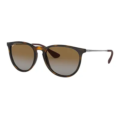 Ray-Ban Sunglasses Woman Erika Classic - Light Havana Frame Brown Lenses Polarized 54-18