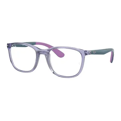 Ray-Ban Eyeglasses Children Rb1620 Optics Kids - Torquoise On Rubber Violet Frame Clear Lenses P