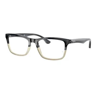 Ray-Ban Eyeglasses Unisex Rb5279 Optics - Grey Horn Frame Clear Lenses Polarized 55-18