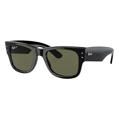 Ray-Ban Sunglasses Unisex Mega Wayfarer - Black Frame Green Lenses Polarized 51-21