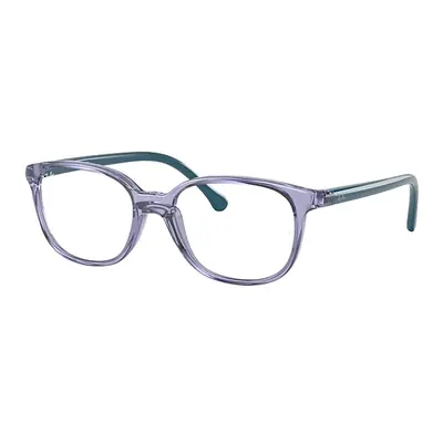 Ray-Ban Eyeglasses Children Rb1900 Optics Kids - Turquoise Frame Clear Lenses Polarized 45-15