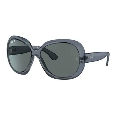 Ray-Ban Sunglasses Woman Jackie Ohh II Transparent - Blue Frame Grey Lenses Polarized 60-14