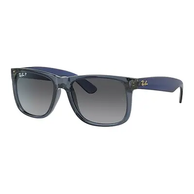 Ray-Ban Sunglasses Man Justin Classic - Transparent Blue Frame Grey Lenses Polarized 54-16