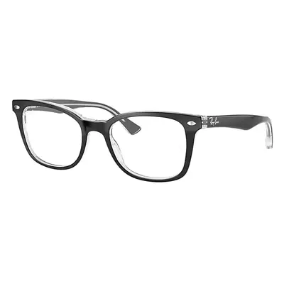 Ray-Ban Eyeglasses Woman Rb5285 Optics - Black Frame Clear Lenses 53-19