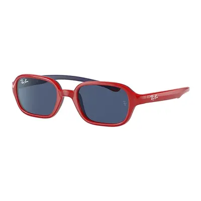 Ray-Ban Sunglasses Children Rb9074s Kids - Red On Rubber Blue Frame Blue Lenses 41-16