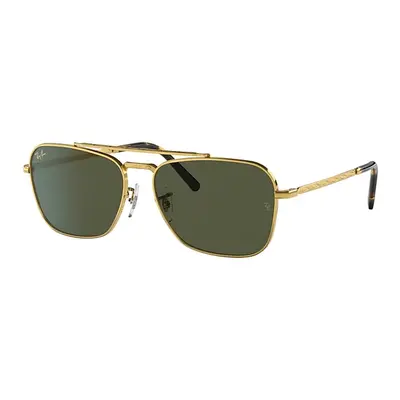 Ray-Ban Sunglasses Unisex New Caravan - Gold Frame Green Lenses 55-15