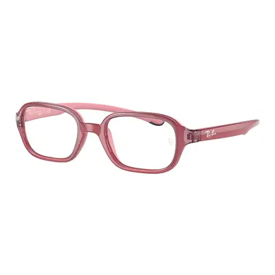 Ray-Ban Eyeglasses Children Rb9074 Optics Kids - Pink Frame Clear Lenses Polarized 41-16