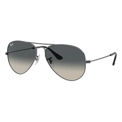 Ray-Ban Sunglasses Unisex Aviator Gradient - Gunmetal Frame Grey Lenses 58-14