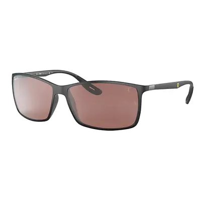 Ray-Ban Sunglasses Unisex Rb4179m Scuderia Ferrari Collection - Black Frame Silver Lenses Polari