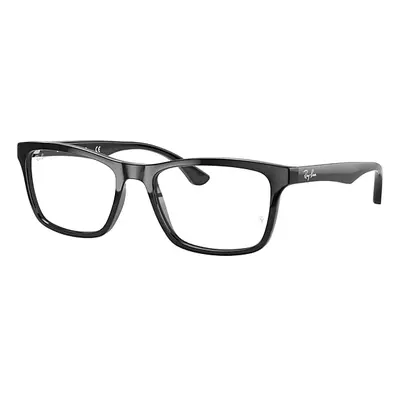 Ray-Ban Eyeglasses Unisex Rb5279 Optics - Black Frame Clear Lenses 55-18