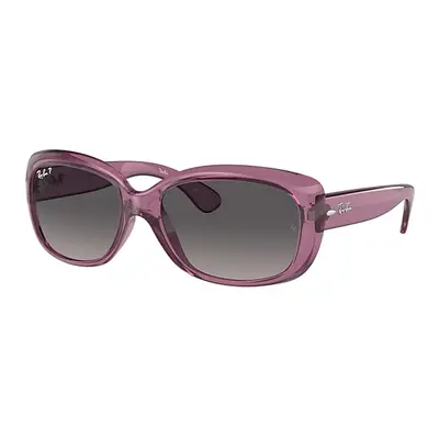 Ray-Ban Sunglasses Woman Jackie Ohh Transparent - Violet Frame Grey Lenses Polarized 58-17