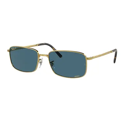 Ray-Ban Sunglasses Unisex Rb3717 - Gold Frame Blue Lenses Polarized 60-18