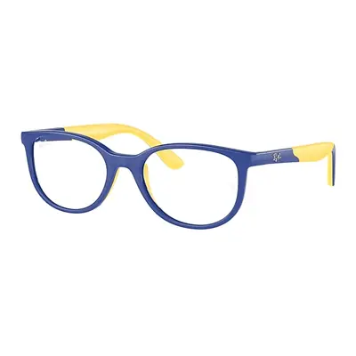 Ray-Ban Eyeglasses Children Rb1622 Optics Kids Bio-based - Blue On Yellow Frame Clear Lenses Pol