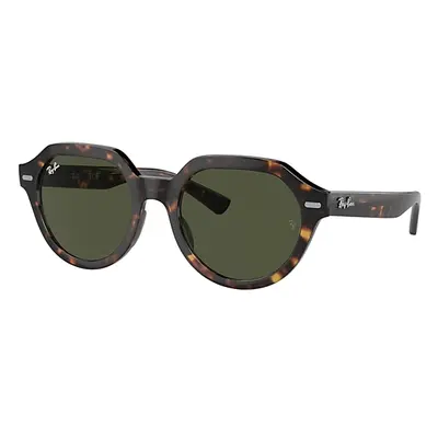 Ray-Ban Sunglasses Unisex Gina - Havana Frame Green Lenses 53-21