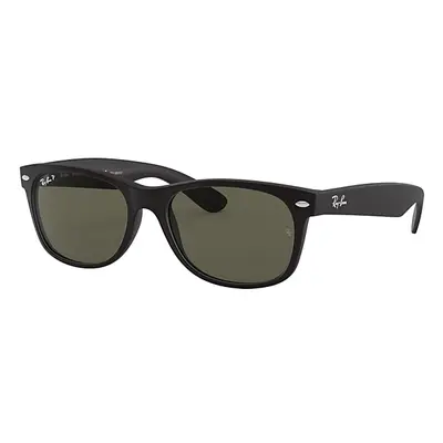 Ray-Ban Sunglasses Unisex New Wayfarer Classic - Black Frame Green Lenses Polarized 55-18