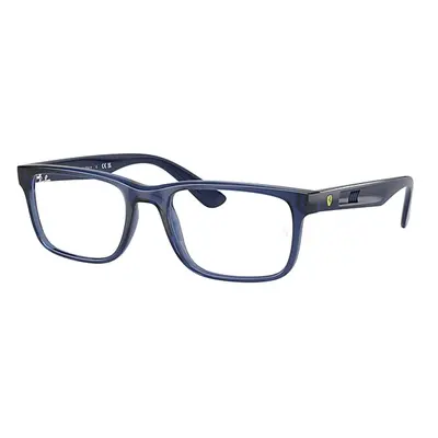 Ray-Ban Eyeglasses Unisex Rb7232m Optics Scuderia Ferrari Collection - Blue Frame Demo Lens Lens