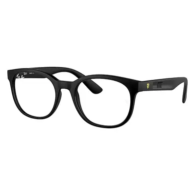 Ray-Ban Eyeglasses Unisex Rb7231m Optics Scuderia Ferrari Collection - Black Frame Demo Lens Len