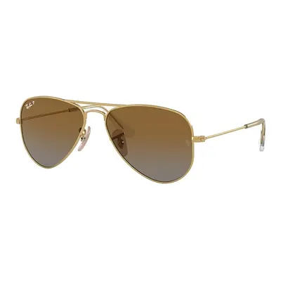 Ray-Ban Sunglasses Children Aviator Kids - Arista Gold Frame Brown Lenses Polarized 52-14