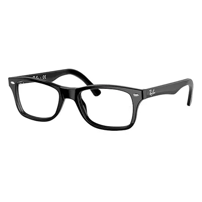 Ray-Ban Eyeglasses Unisex Rb5228 Optics - Black Frame Clear Lenses 50-17