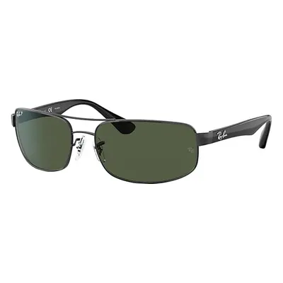 Ray-Ban Sunglasses Man Rb3445 - Black Frame Green Lenses Polarized 64-17