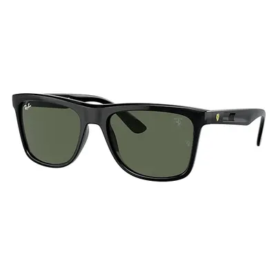 Ray-Ban Sunglasses Unisex Rb4413m Scuderia Ferrari Collection - Black Frame Green Lenses 57-19