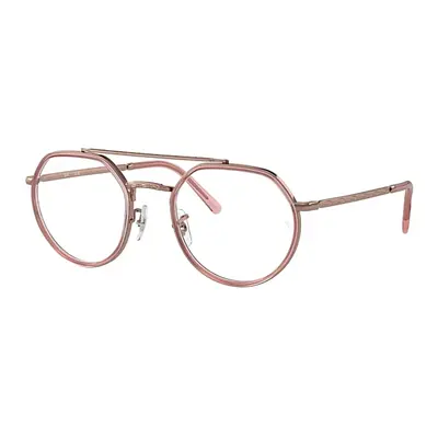 Ray-Ban Eyeglasses Unisex Rb3765v Optics - Copper Frame Demo Lens Lenses Polarized 51-22