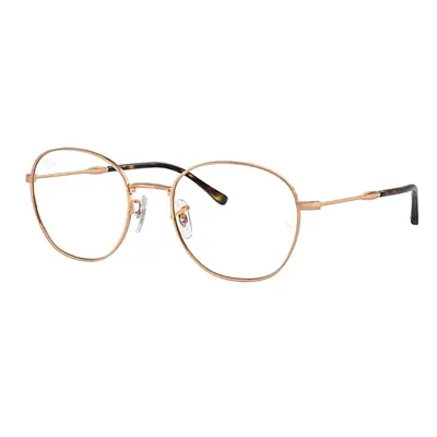 Ray-Ban Eyeglasses Unisex Rb6509 Optics - Rose Gold Frame Demo Lens Lenses Polarized 53-20