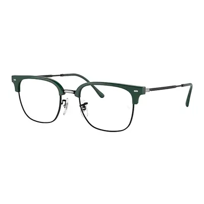 Ray-Ban Eyeglasses Unisex New Clubmaster Optics - Black Frame Clear Lenses Polarized 51-20