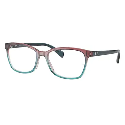 Ray-Ban Eyeglasses Woman Rb5362 Optics - Blue Frame Clear Lenses 52-17